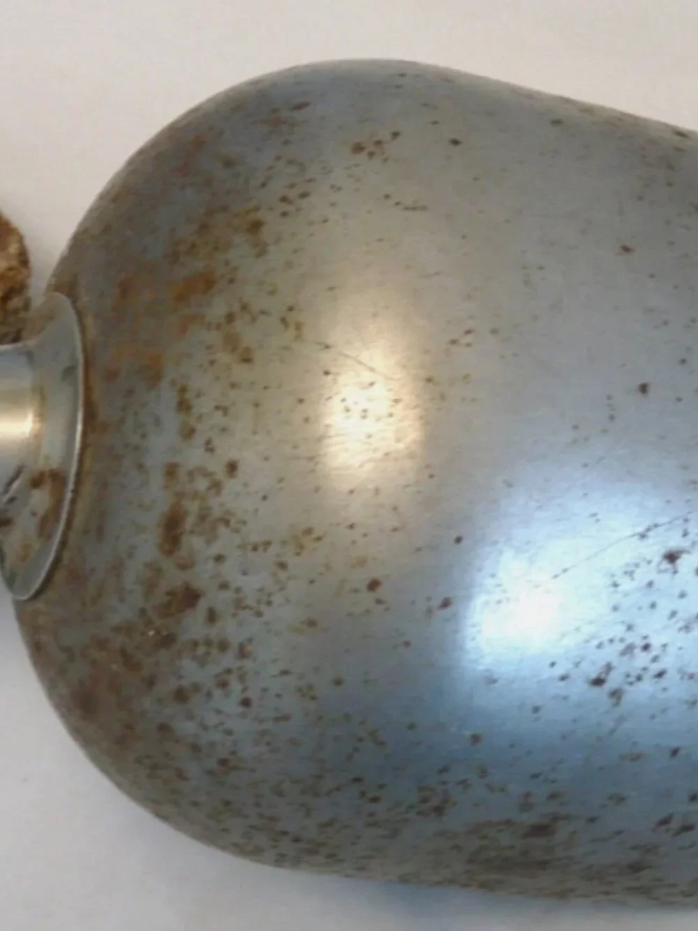 Vintage US Navy mess scoop ship food military flour